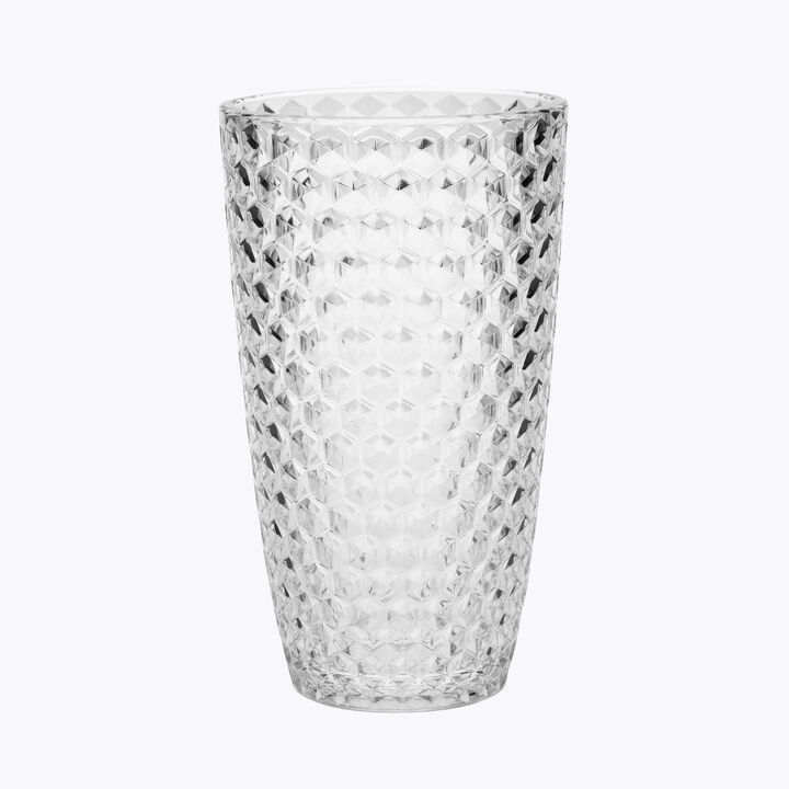 HomeRoots Acrylic Stemless Highball Glasses, Set of Four
