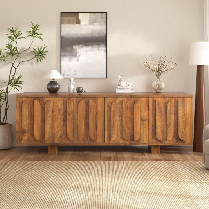 Zabfag Farmhouse TV Stand