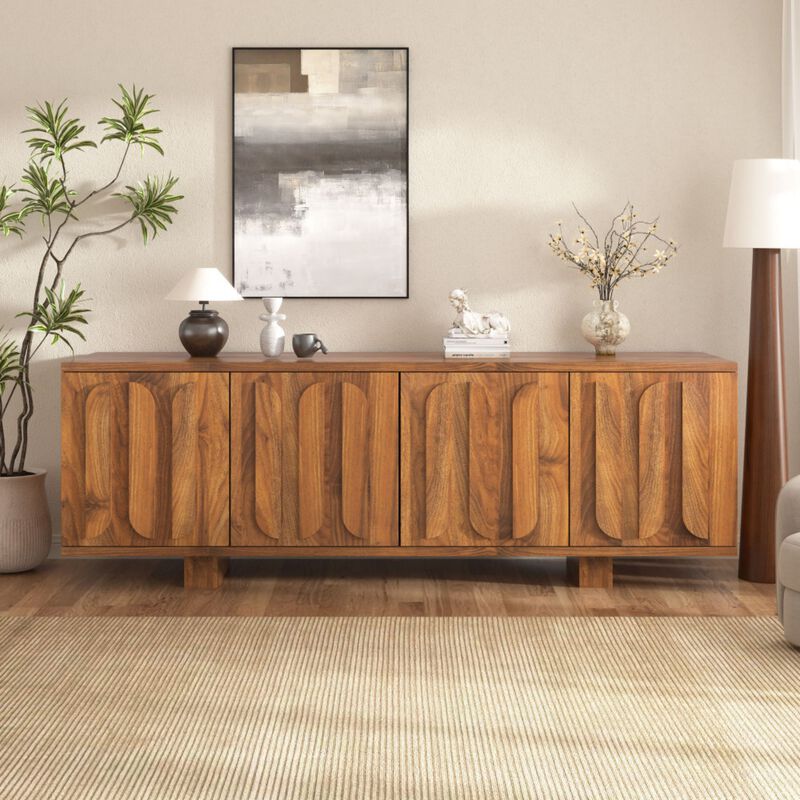 Zabfag Farmhouse TV Stand image number 1