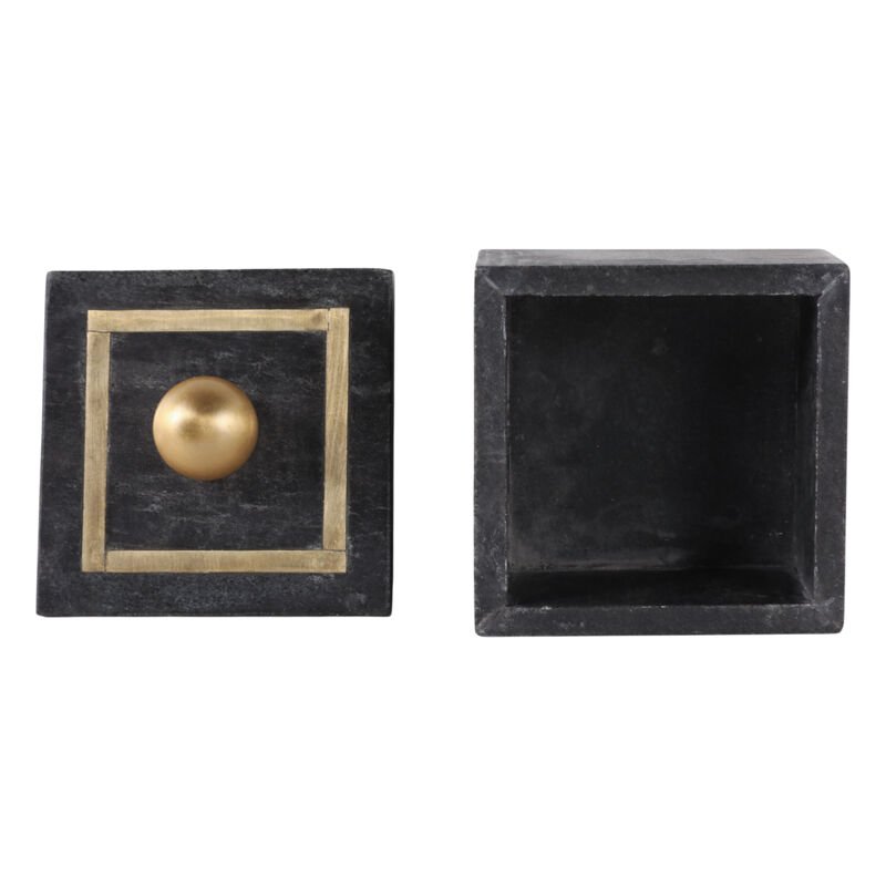 Marble, 5x5 Box - Knob, Black image number 5