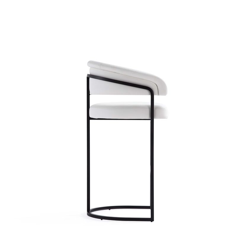 Augusta White Bar Stools (Set of 2)