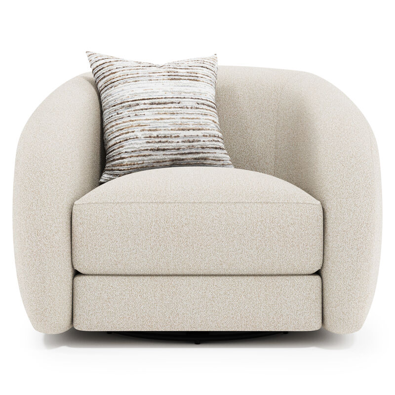 Austen Fabric Swivel Chair image number 2