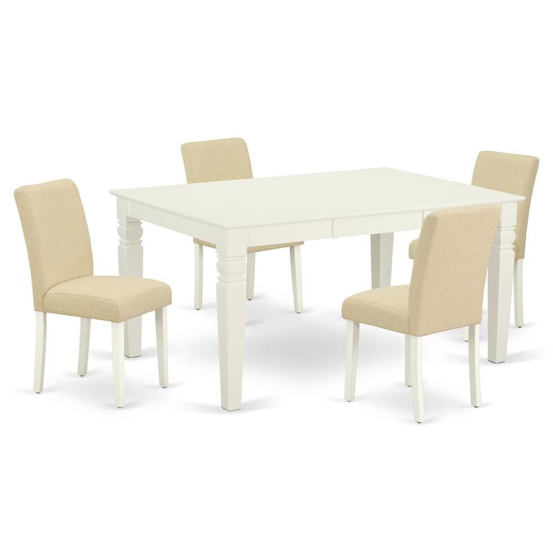 Dining Room Set Linen White