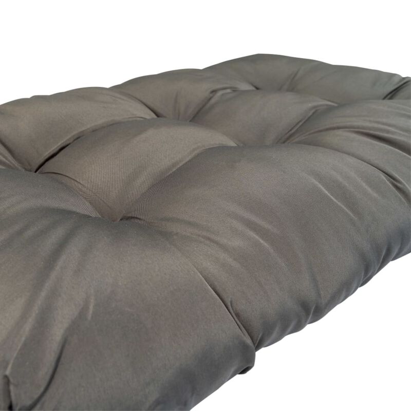 vidaXL Pallet Cushions 3 pcs Gray Polyester
