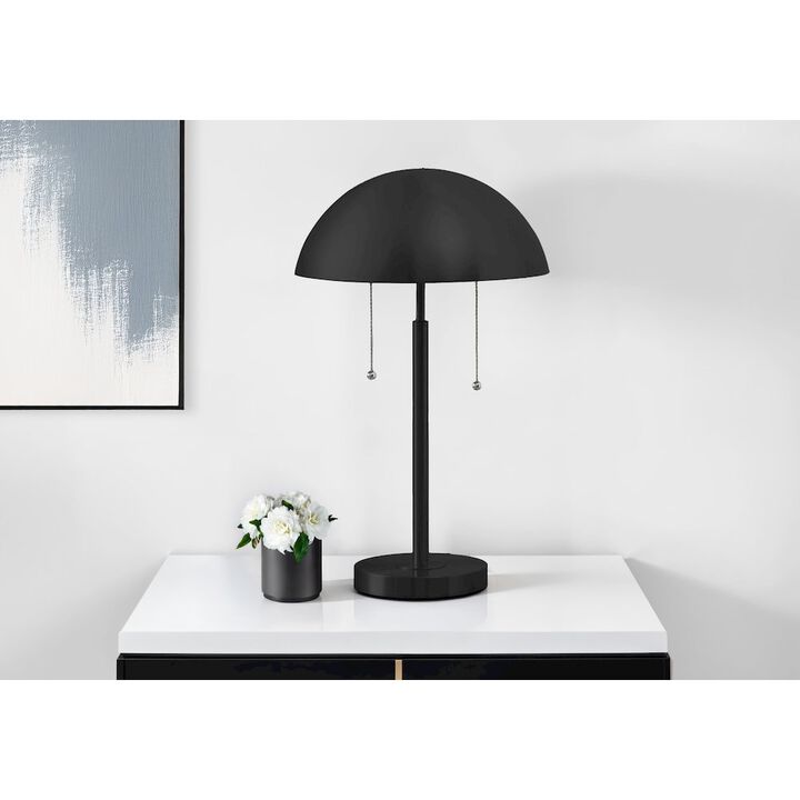 Lighting, 20"H, Table Lamp, Black Metal, Contemporary