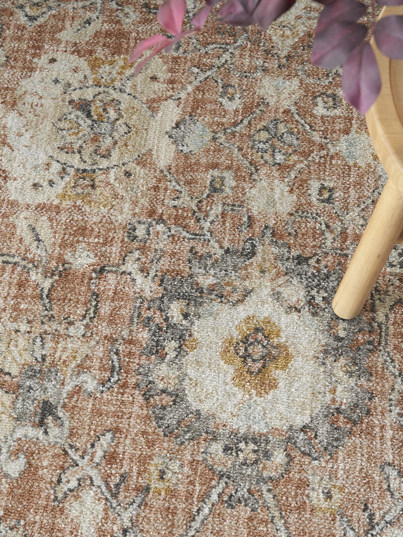 Oushak Home OUS01 Rust 5'5" x 7'3" Rug