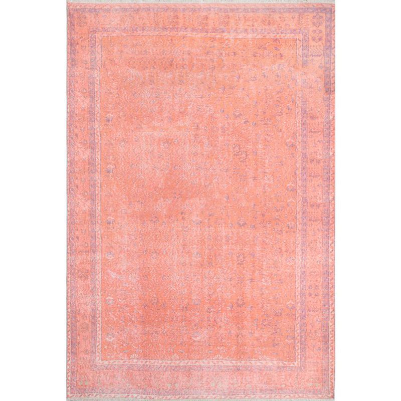 Momeni Traditional Rectangle Area Rug, Coral, 4' X 6'