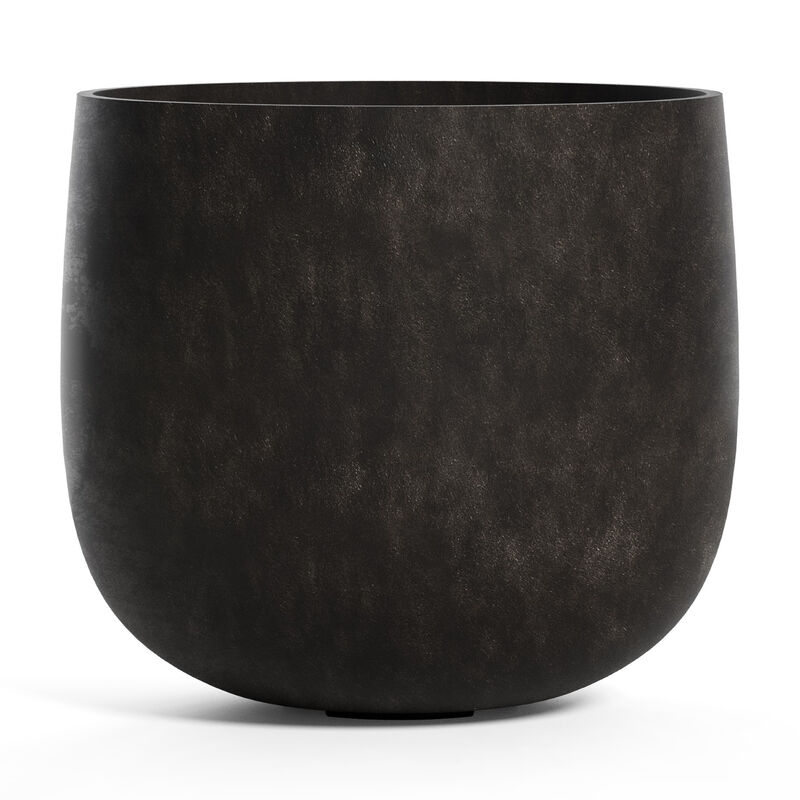 COSAPOTS Mondo Large Planter - Fiberglass Indoor/Outdoor and Weather-Resistant Round Planter