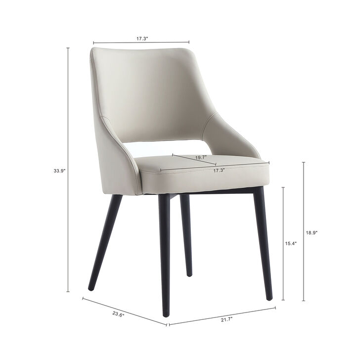 Tremont Light Gray Dining Chairs (Set of 6)