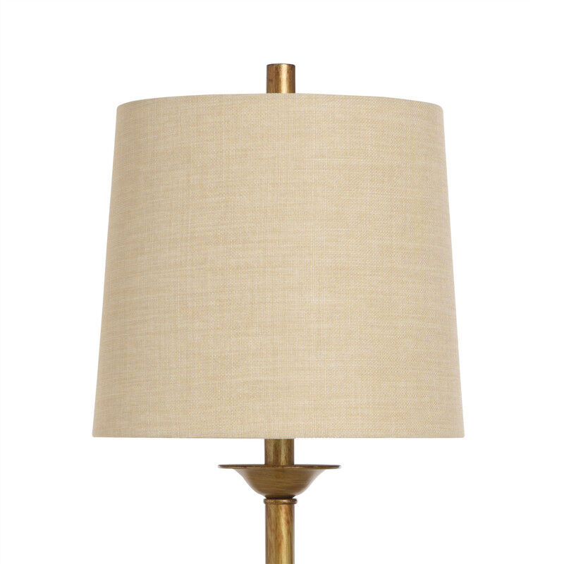 Glass & Antique Brass Lamp