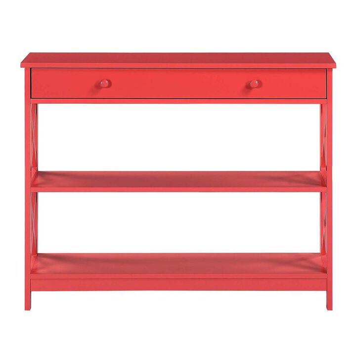 Convience Concept, Inc. Oxford 1 Drawer Console Table with Shelves