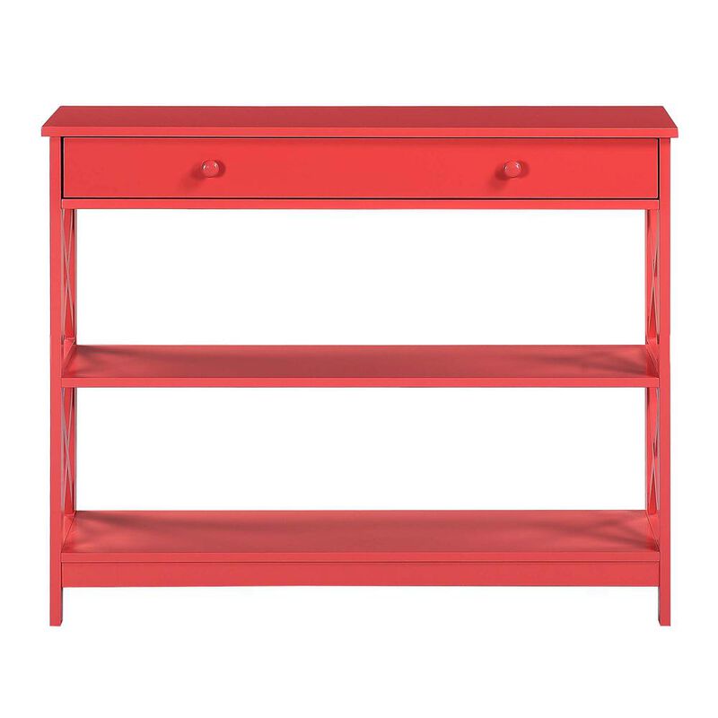 Convience Concept, Inc. Oxford 1 Drawer Console Table with Shelves