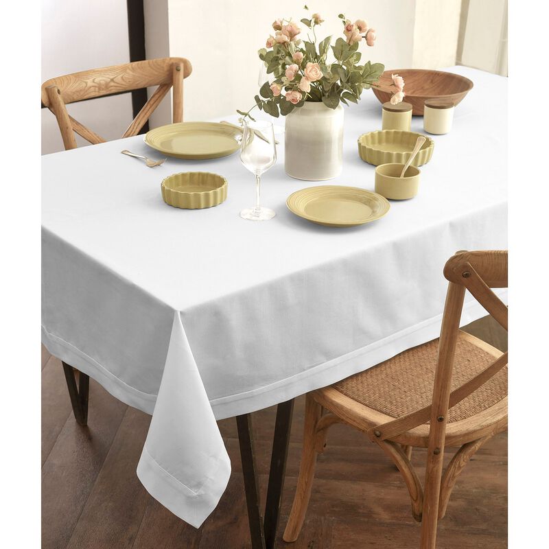 Cotton Linen Tablecloth - Dru - Cotton Linen Plain image number 2
