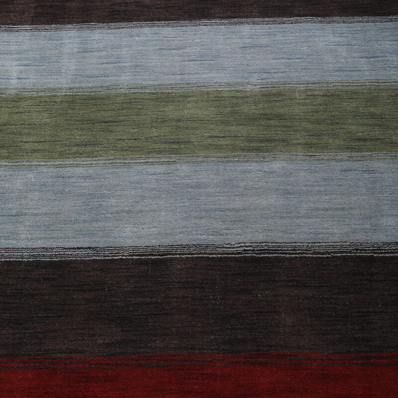 RUGSOTIC CARPETS HAND KNOTTED LOOM WOOL ECO-FRIENDLY AREA RUGS  - Rectangle, Contemporary Modern Design, High Pile Handmade Anti Skid Rugs for Living Room (L00098) image number 3