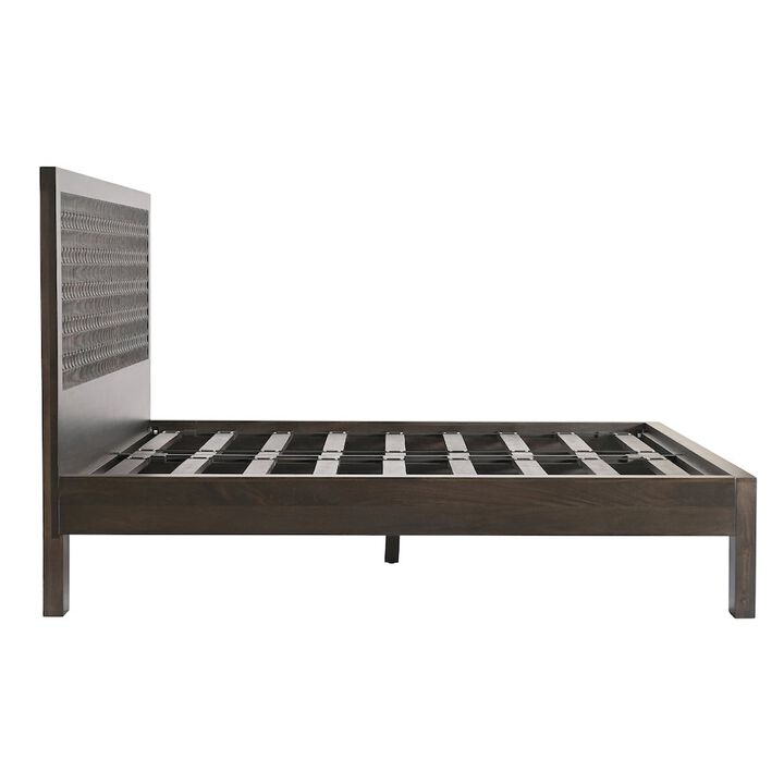 World Interiors Cairo Queen Bed in Dark Java