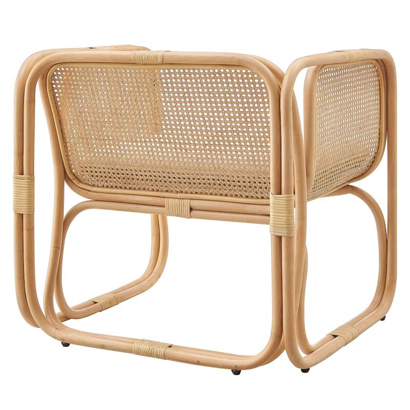 Ellis Natural Rattan Accent Armchair image number 5