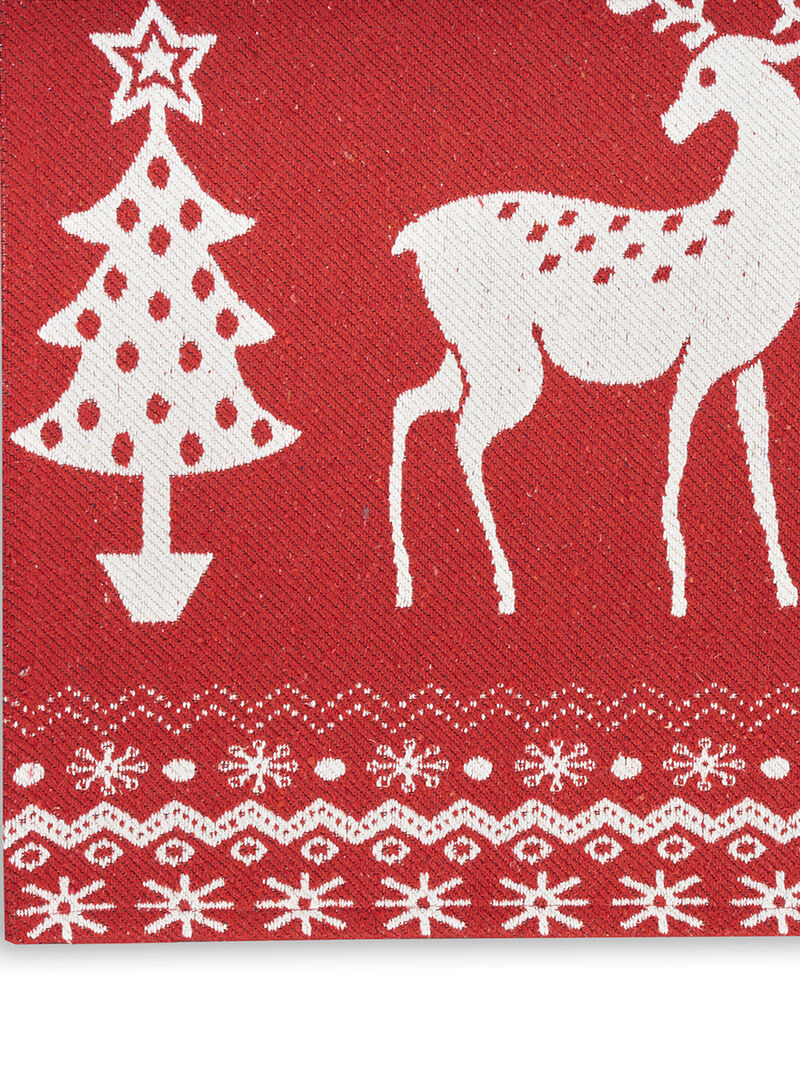 Tybee TYB12 Red/Ivory 2' x 3' Rug image number 3