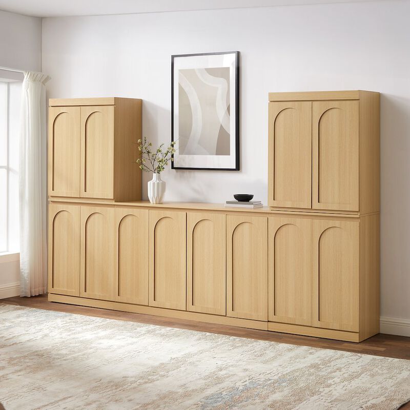 Marco 3-Piece Entertainment Center Ash - Sideboard & 2 Pantries