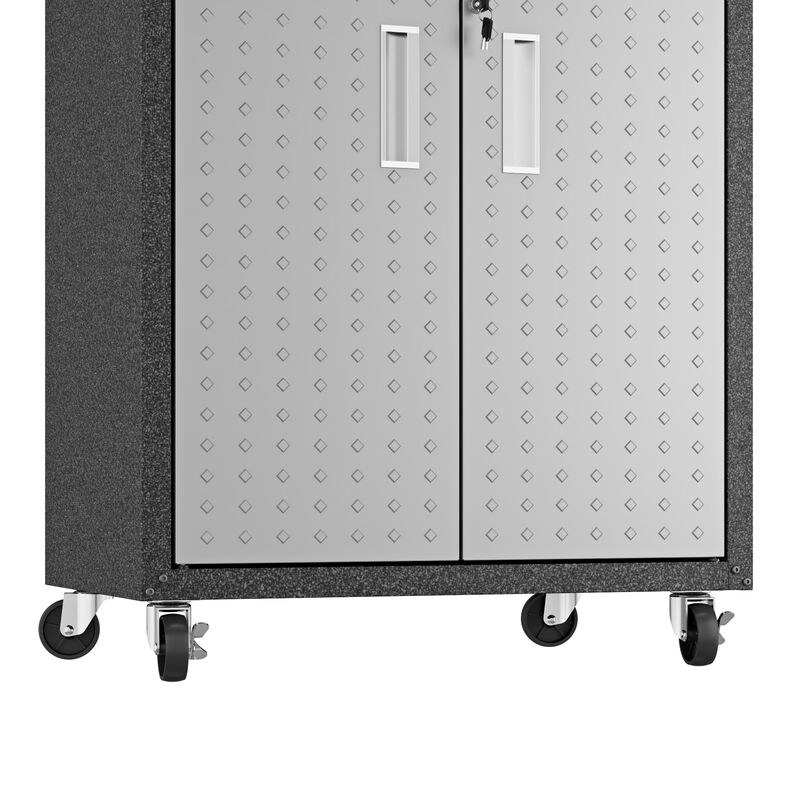Fortress Gray Rolling Cabinet