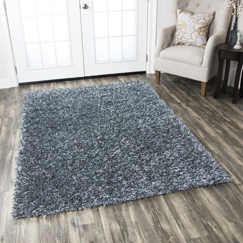 Kempton Blue 6' x 9' Tufted Rug