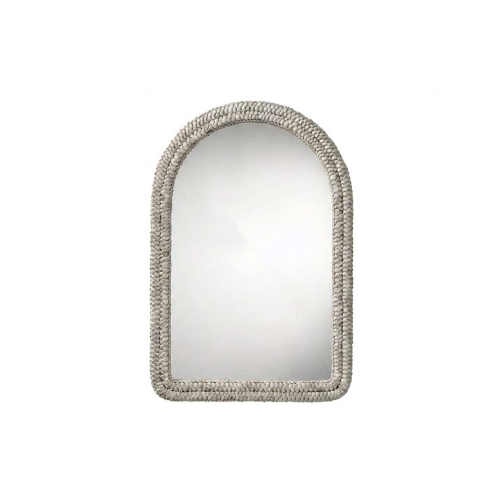 Grain Woven Corngrass Mirror