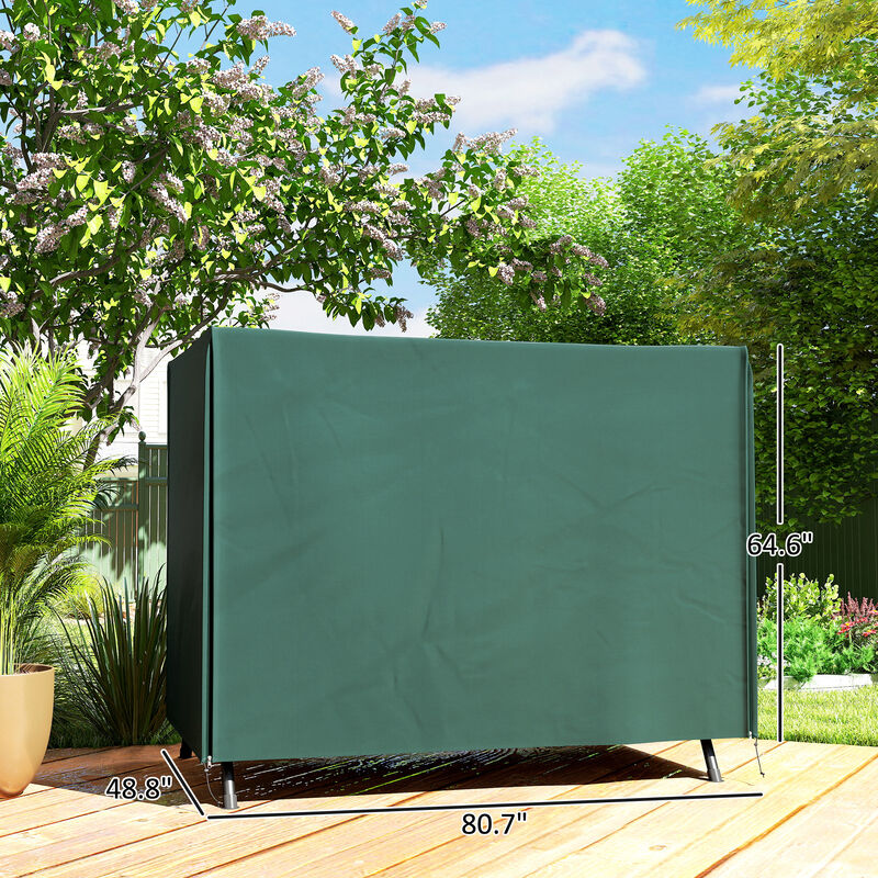 Hivvago UV, Water, and Dust-Resistant Patio Swing Cover image number 2