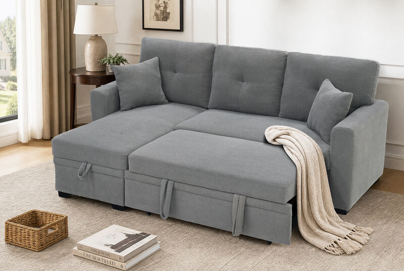 Ludfob Storage Sleeper Sofa image number 1