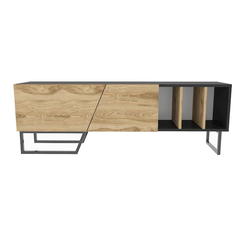 Decorotika Linossa Tv Stand Black Ud Black