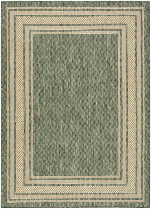 HomeRoots Geometric Indoor Outdoor Area Rug