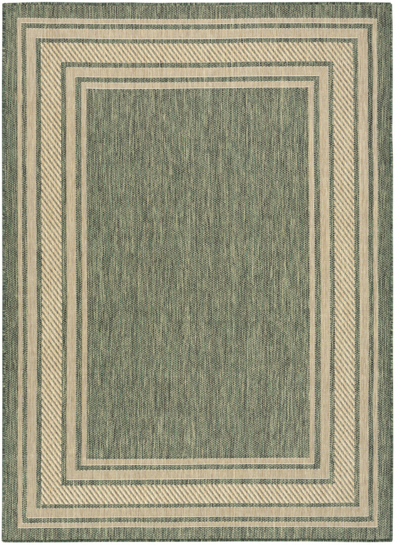 HomeRoots Geometric Indoor Outdoor Area Rug image number 0