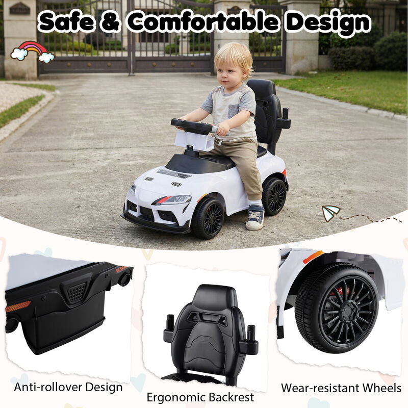 Toddler 3 in 1 Sliding Walking Toy with Foot to Floor Stroller Design image number 5