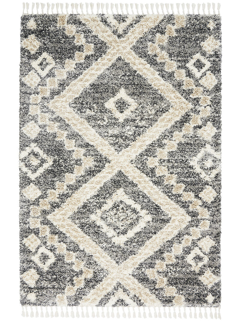 Oslo Shag OSL02 Denim/Blue 4' x 6' Rug