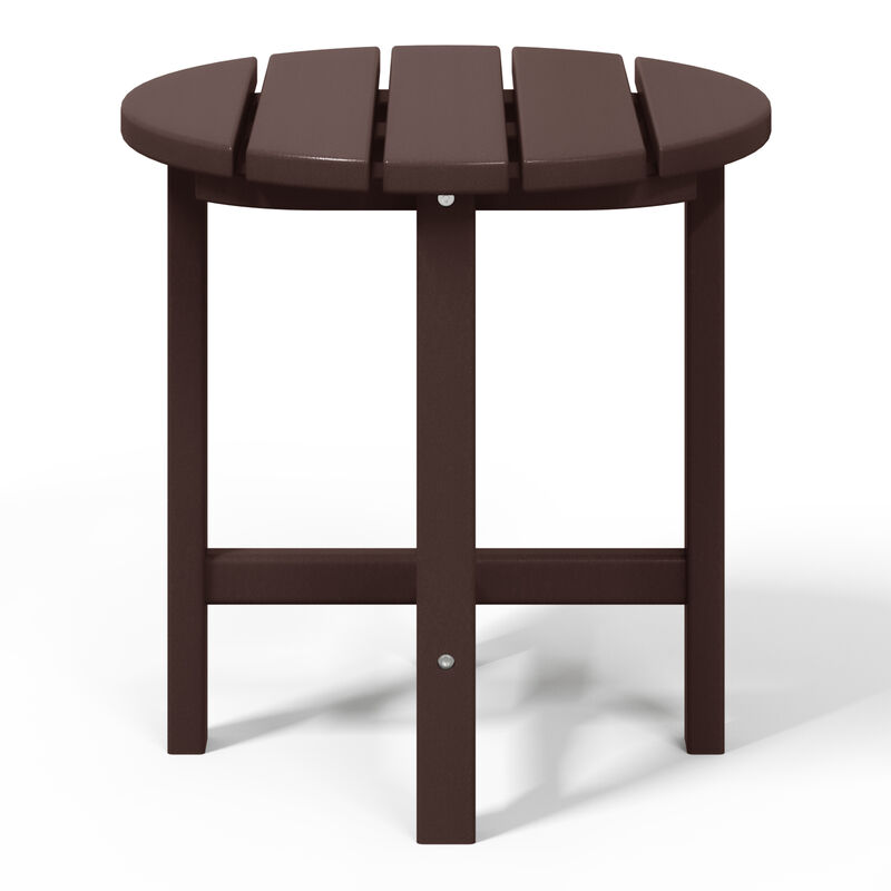 WestinTrends Adirondack Round Outdoor Side Table