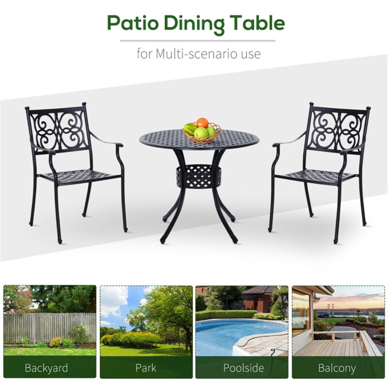 Modern Coffee Table, Stylish Center Table For Outdoor Garden Decor image number 5
