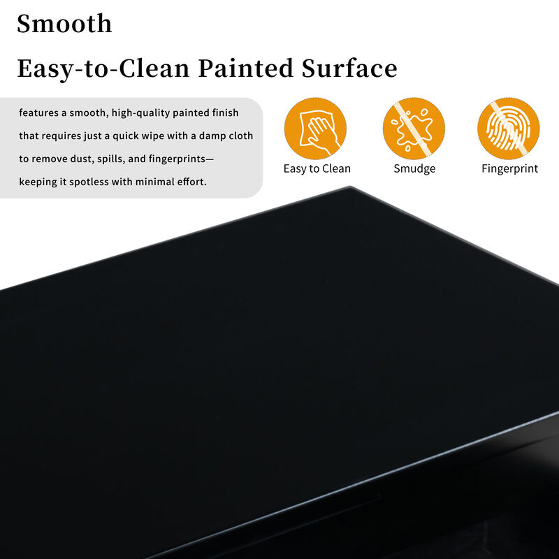 Merax Entryway Sofa Table with 3 Drawers & Open Shelf