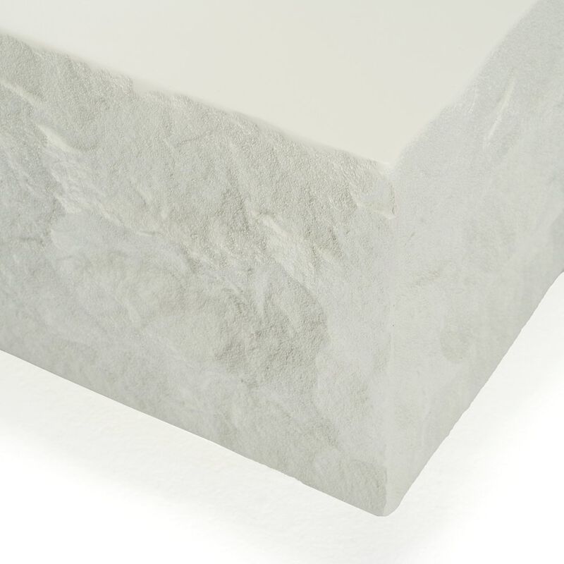 Modrest Quarry - Modern Off-White Square Coffee Table