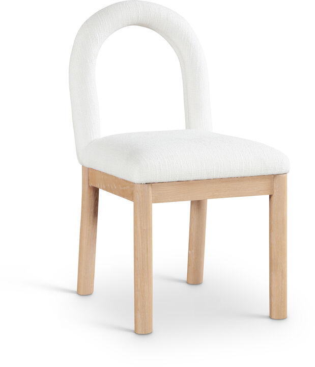 Meridian Furniture Conrad Linen Textured Fabric Dining Chair