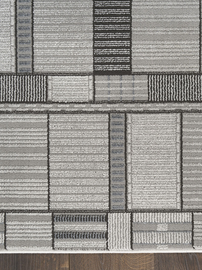 Nordic NRC04 Black/Gray 8' x 10' Rug