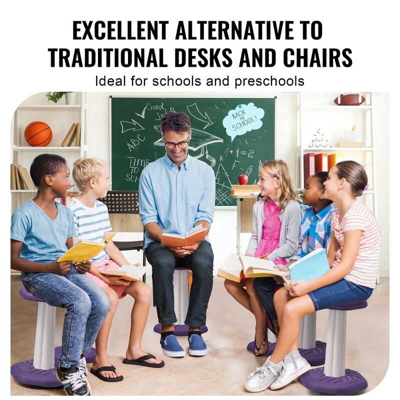 Active Wobble Chair for Kids with Cushioned Seat Improves Focus and Posture image number 3