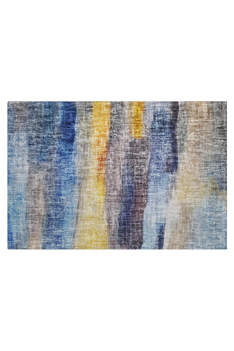 Boca BO4 Blue 3' x 5' Rug image number 0