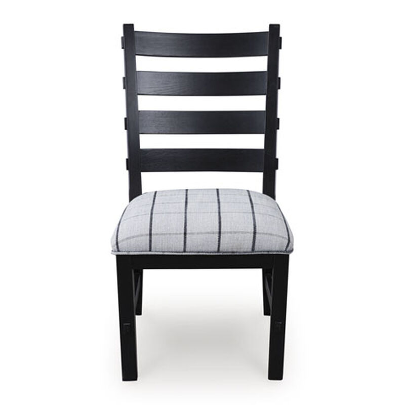 Ridgester Black pair of Dining Upholstered Side Chair image number 0