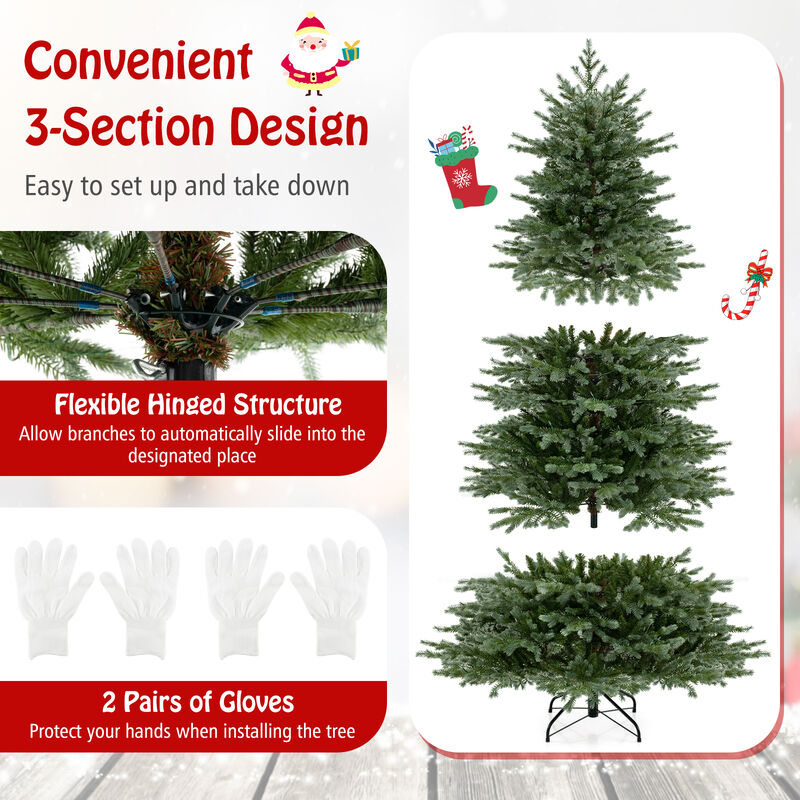 Artificial Christmas Tree with  Lush PVC and LED Lights image number 8