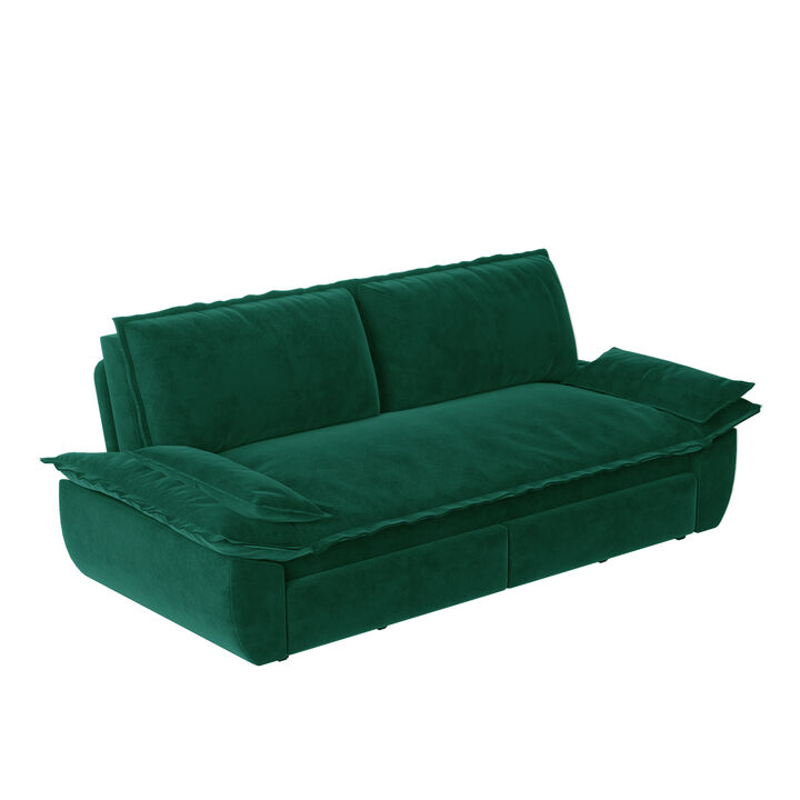 Merax Convertible Queen-Size Sleeper Sofa Bed