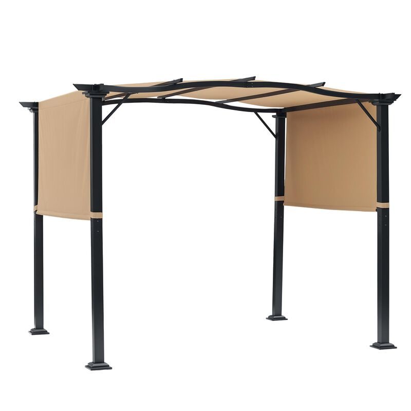 Hivvago 8x10 Backyard Pergola Shade Shelter image number 0