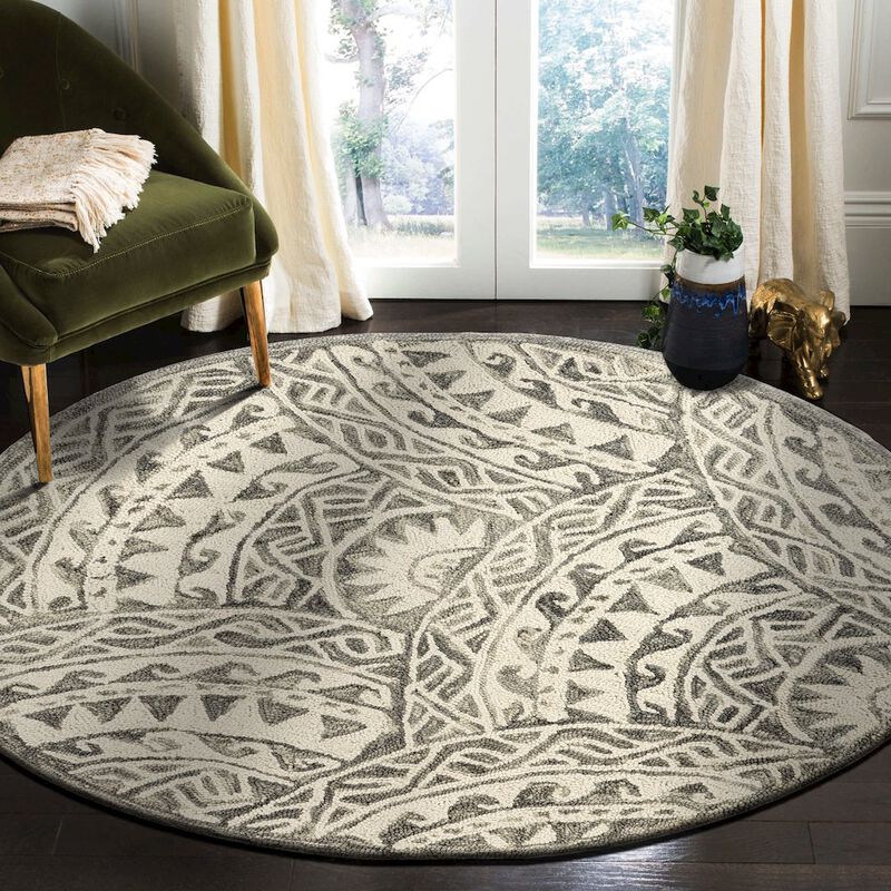 LR Home Dazzle Wool Area Rug Indoor image number 1
