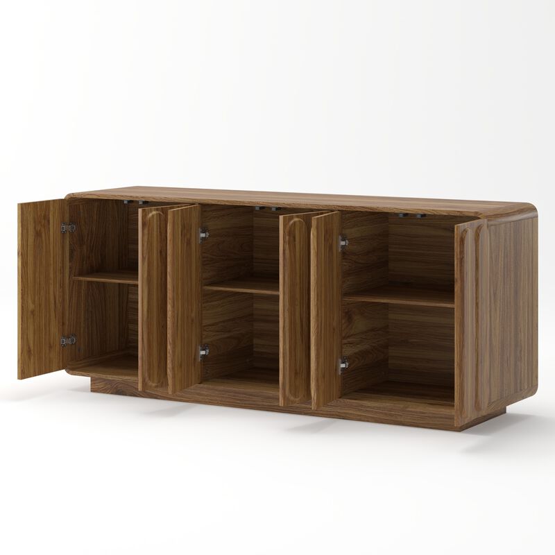Kick 6 Door Sideboard Cabinet image number 5