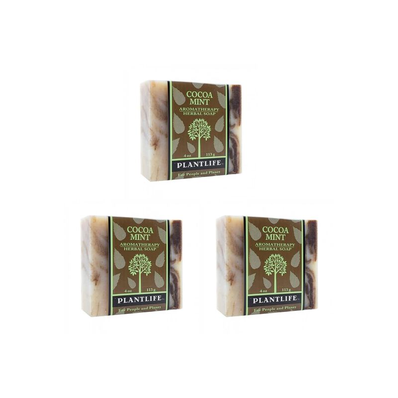 Plantlife Bar Soap - Cocoa Mint 3 Pack image number 2