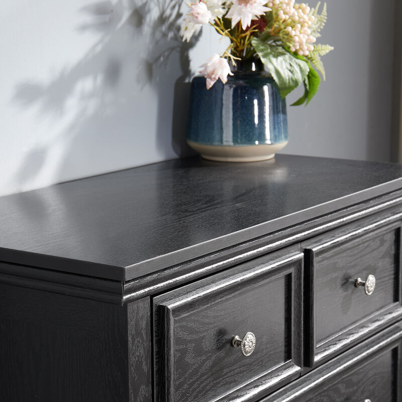 Rurwod Modern 6-Drawer Chest image number 6