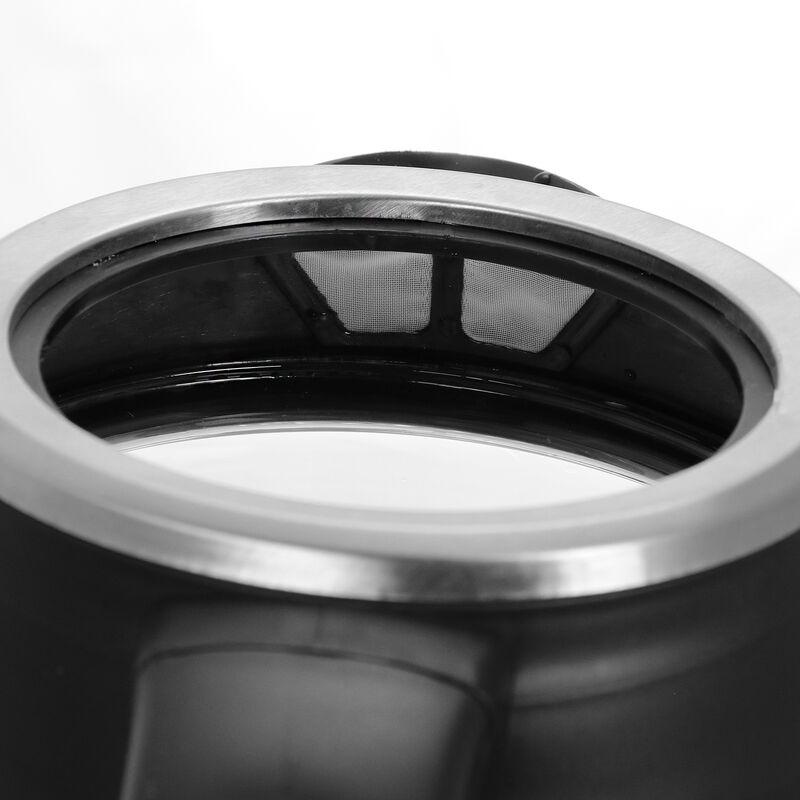 MegaChef 1.8 Liter Cordless Glass and Stainless Steel Electric Tea Kettle with Tea Infuser