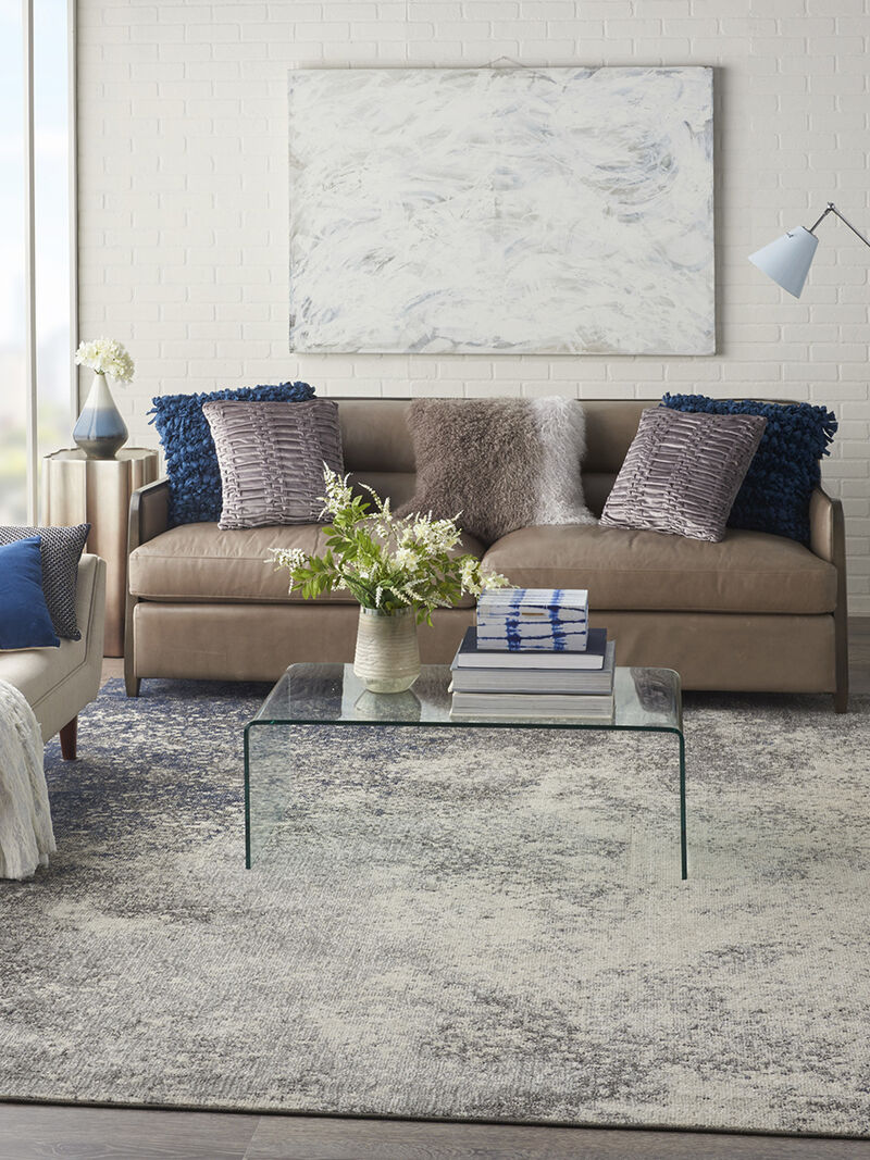 Passion PSN10 Charcoal/Ivory 9' x 12' Rug